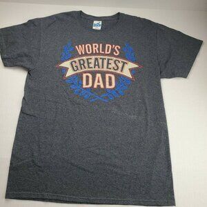 WORLD'S GREATEST DAD‎ #1 Dad Father's Day Gift Graphic Tee Men's Unisex Size M